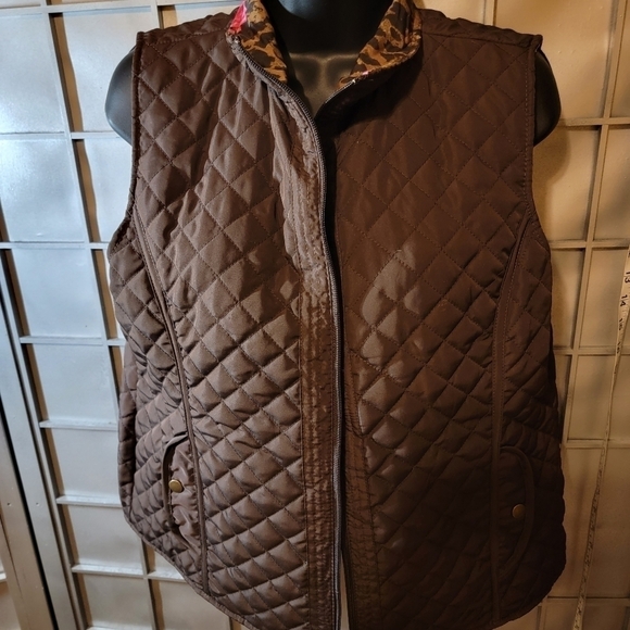Petite Large reversible vest jacket - Picture 5 of 10